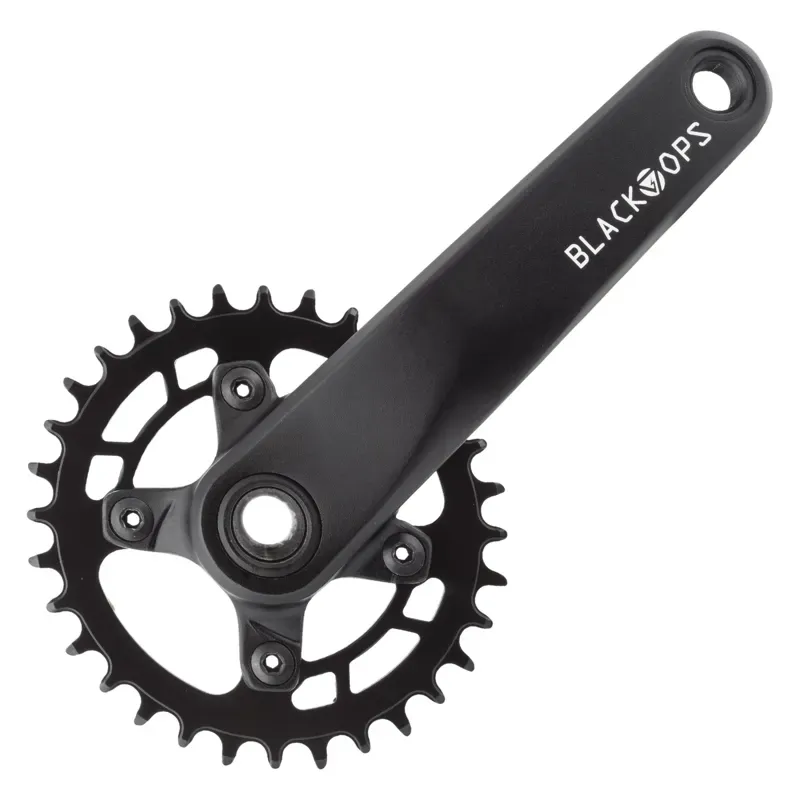 Black Ops MTB 175x32 10/11/12s 76BCD W/24mm Crankset in Black