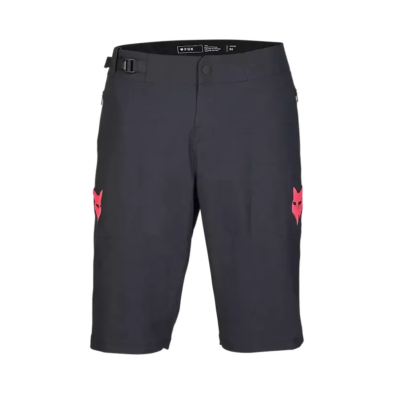 Fox Ranger Race Shorts in Black/Pink
