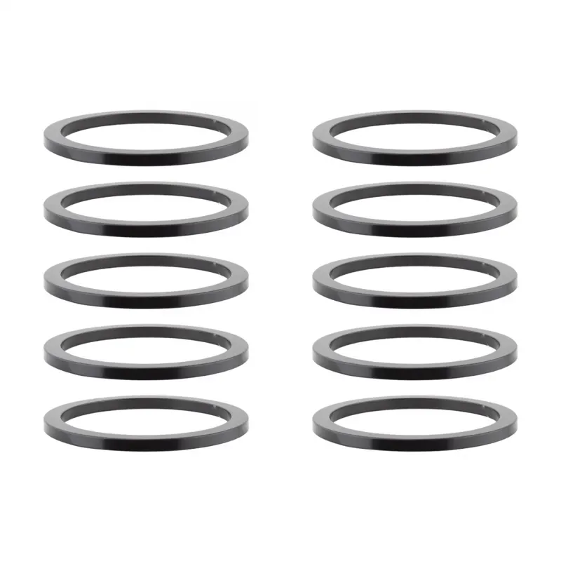 Origin8 2mmx1/8 in Bag of 10 Headset Spacers in Black