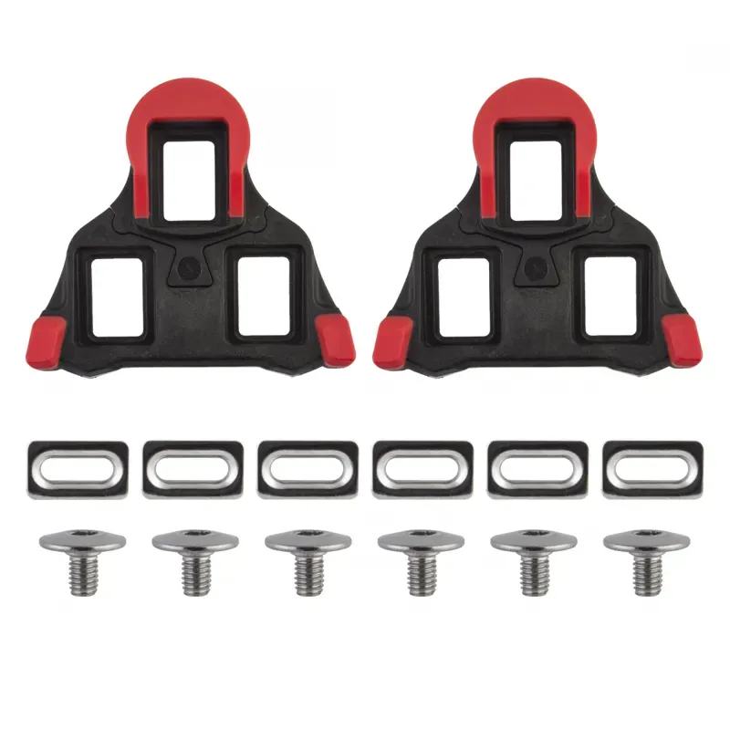 Origin8 Split SPD-SL Pedal Cleats in Black/Red