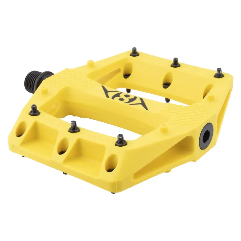 Origin8 Strapd Pedals in Yellow