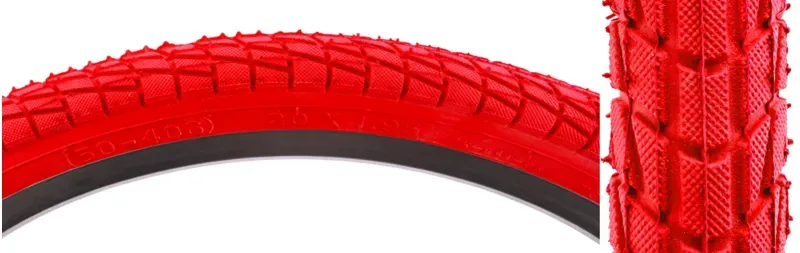 Sunlite Kontact K841 20x1.95 Park/Street Tire in Red