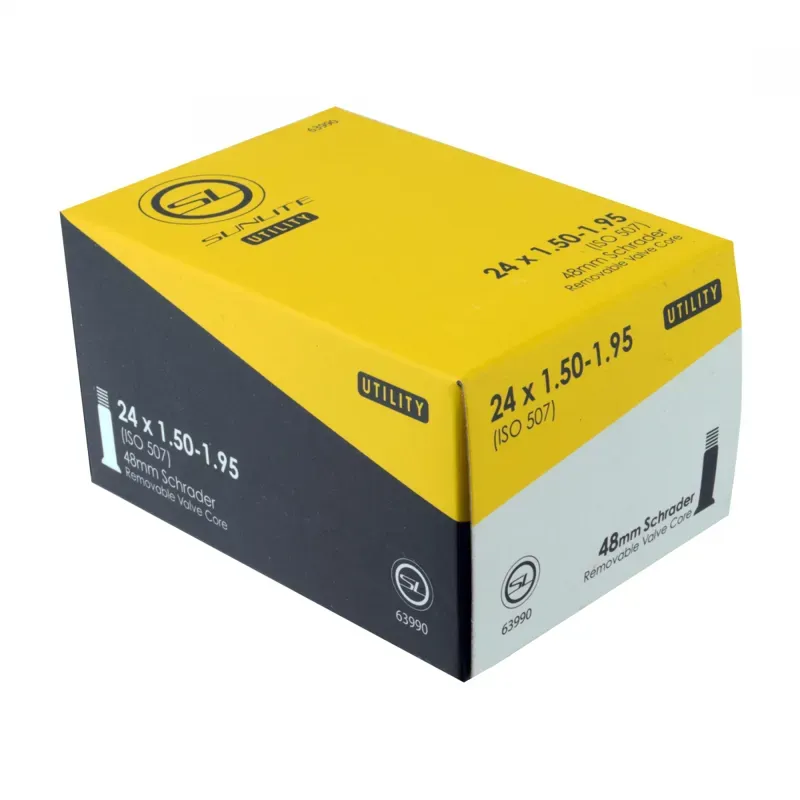 Sunlite Utili-T Schrader Valve Inner Tube - 24x1.50-1.95