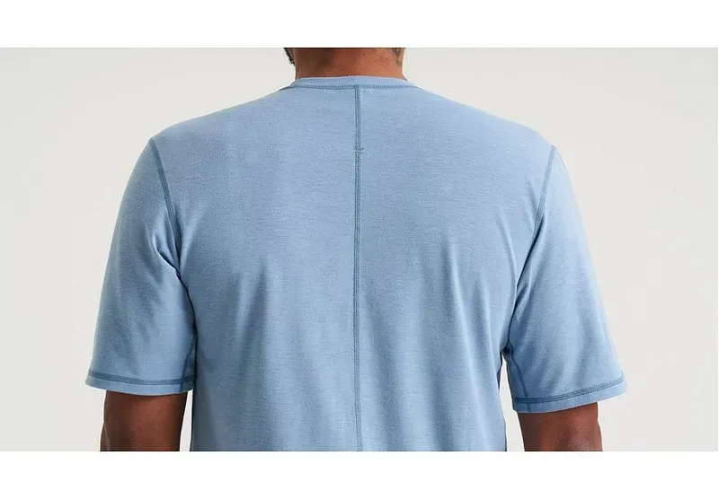 Specialized Men's Traction Short Sleeve Tee in Glacial Blue-5