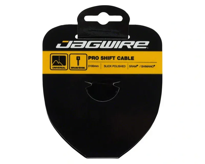 Jagwire Pro 1.1/3100mm Polished Slick Stainless Der. Cable in Silver-1