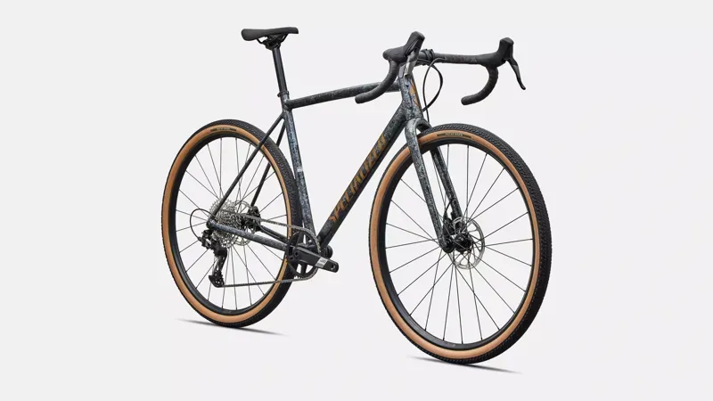 Specialized Crux DSW Comp SRAM Apex Gravel Bike in Marine/Burnt Gold-1