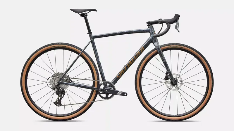 Specialized Crux DSW Comp SRAM Apex Gravel Bike in Marine/Burnt Gold