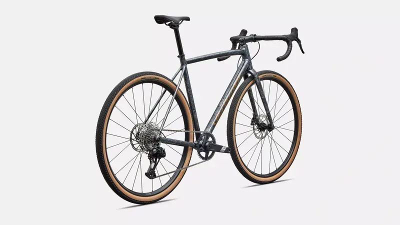 Specialized Crux DSW Comp SRAM Apex Gravel Bike in Marine/Burnt Gold-2