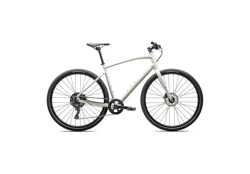 Specialized Sirrus X 2.0 Hybrid Bike In Gloss Dune White/Dove Gray Reflective
