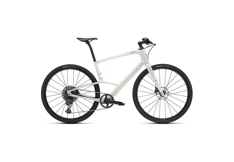 Specialized Sirrus X 6.0 Fitness Bike In Gloss Dune White/Obsidian Fade Refletive