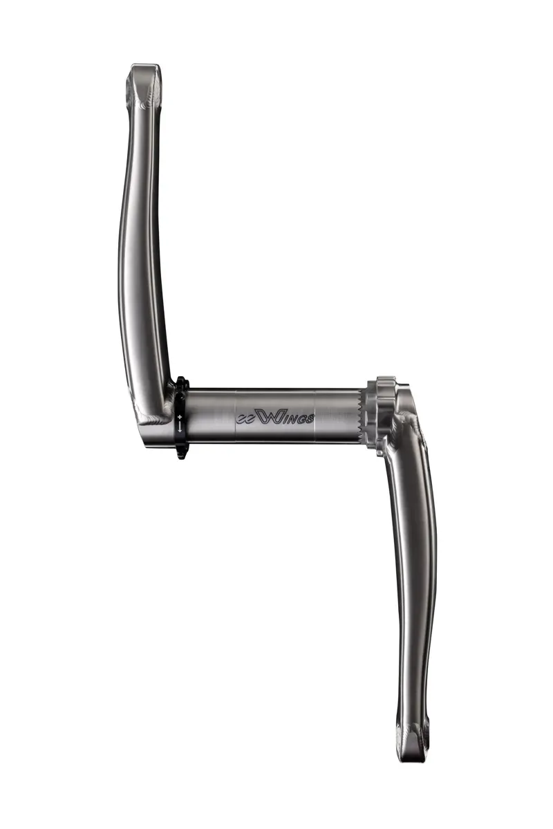 Cane Creek eeWings Ti Cranks 170mm 8-Bolt 30mm Spindle in Silver-4
