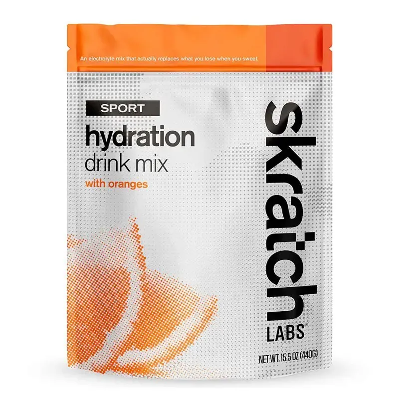 Skratch Labs Sport Hydration 20x Serving Drink Pouch in Orange