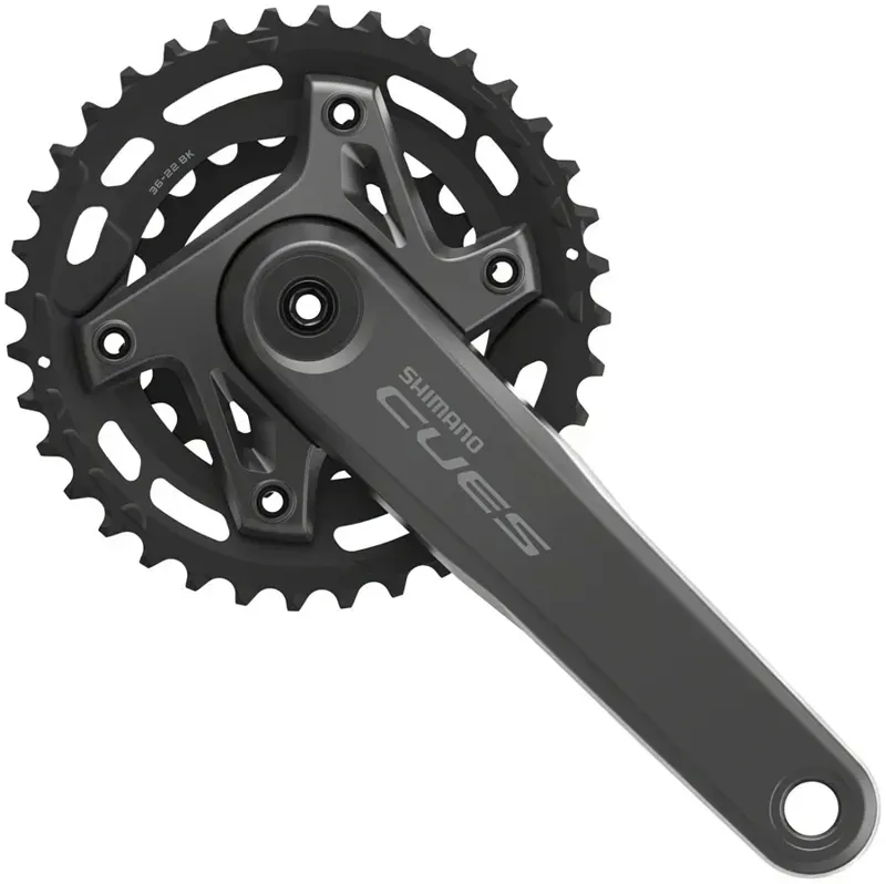Shimano CUES FC-U6000-2 170mm 9/10/11-sp. 36/22t Asym. 96-bcd HTII CS