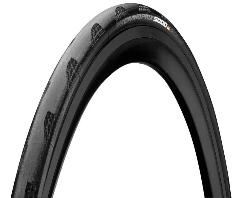 Continental Grand Prix 5000 Tire - 700 X 32 Clincher Folding Black BlackChili Vectran Breaker LazerGrip ACT Black 700 x 32-1