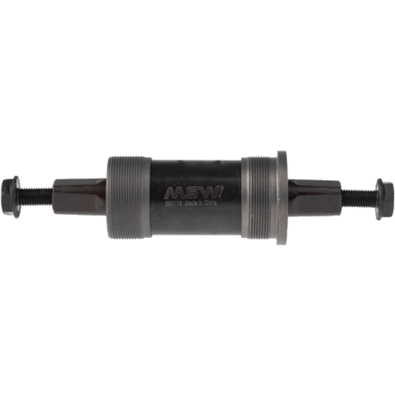 MSW ST100 Square Taper 68x110mm Bottom Bracket in Black-1