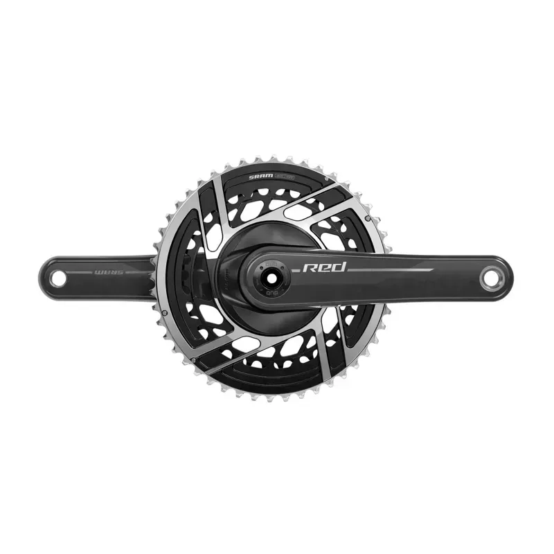 SRAM RED Crankset - 170mm 2x 12-Speed 50/37t 8-Bolt Direct Mount DUB Spindle Interface Natural Carbon E1 Natural Carbon