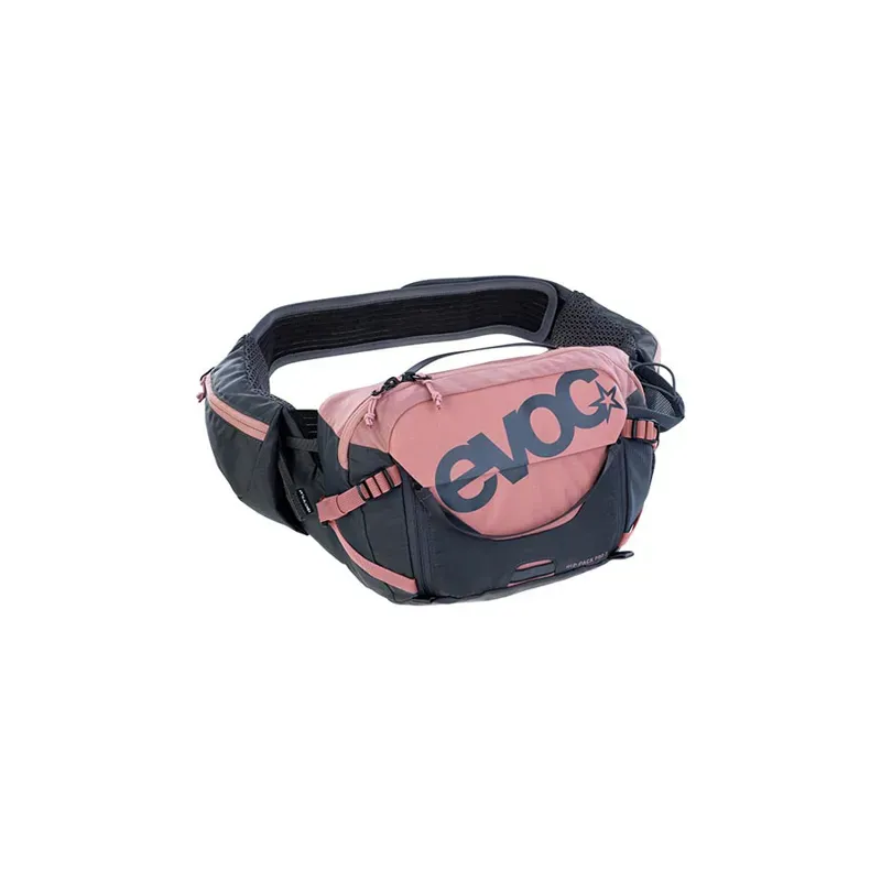 Evoc Pro 3l Hip Pack w/1.5l Bladder in Dusty Pink/Carbon Gray