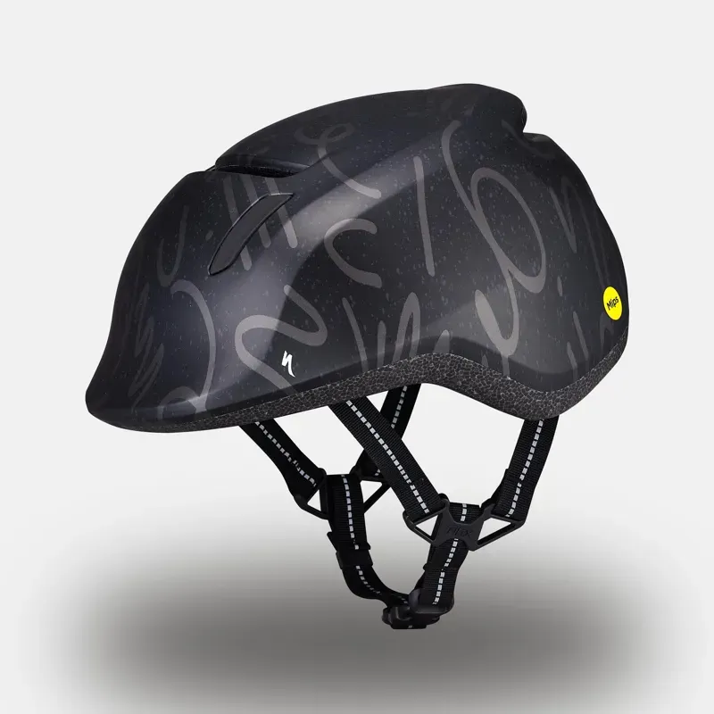 Specialized Mio 2 Kids Helmet in Black/Smoke Graphic