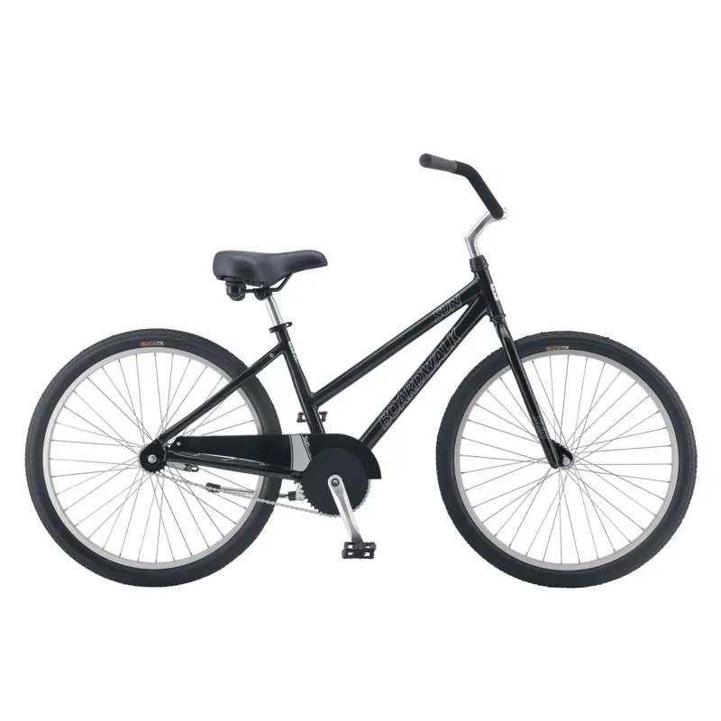 Sun Bicycles Boardwalk Alloy Step-Thru Womens Cruiser in Gloss Black