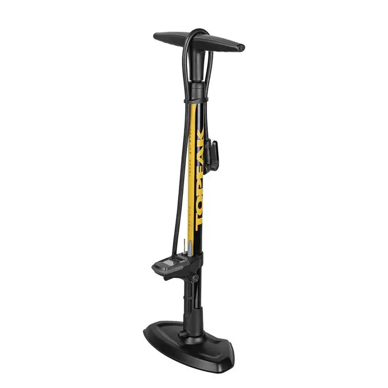 Topeak Joe Blow Sport Digital Floor Pump in Yellow