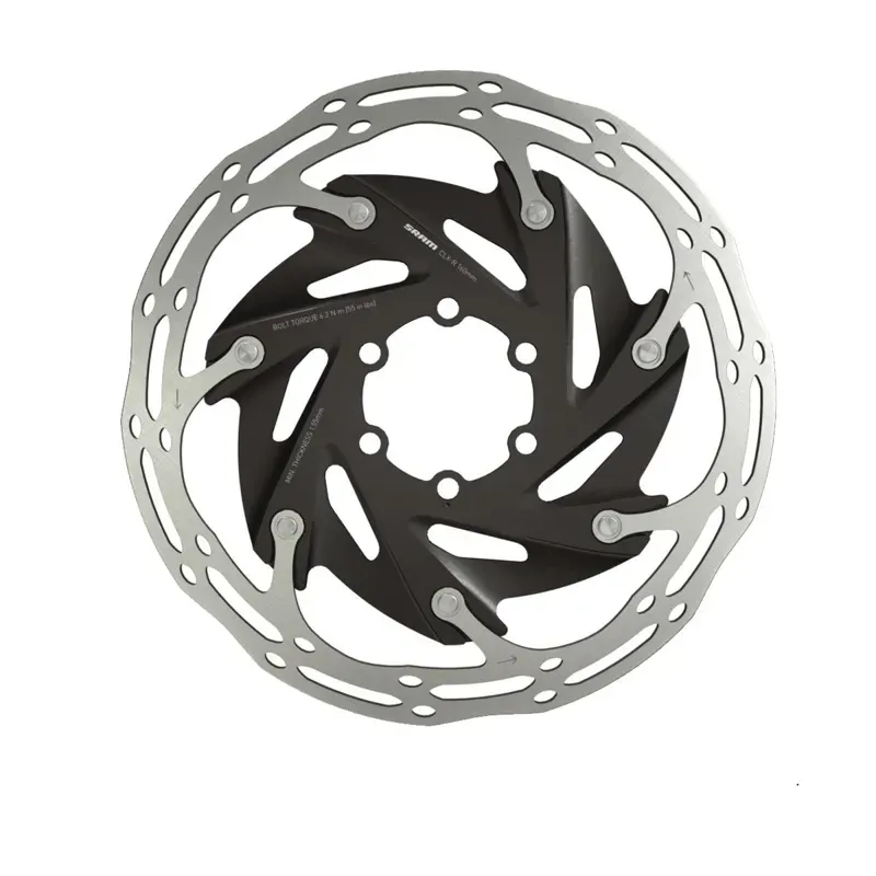 SRAM CenterLine XR Disc Brake Rotor - 140mm 6-Bolt Silver/Black