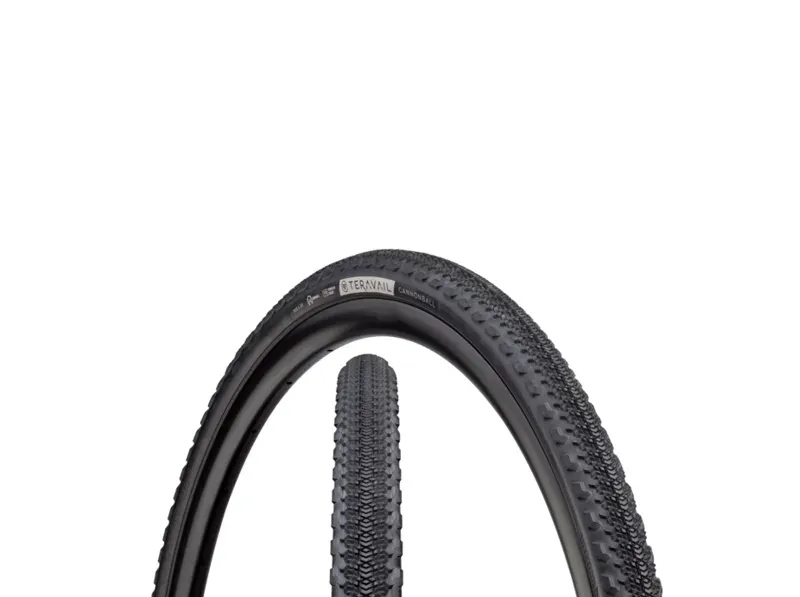 Teravail Cannonball 700x42c Tubeless Light/Supple Gravel Tire in Black