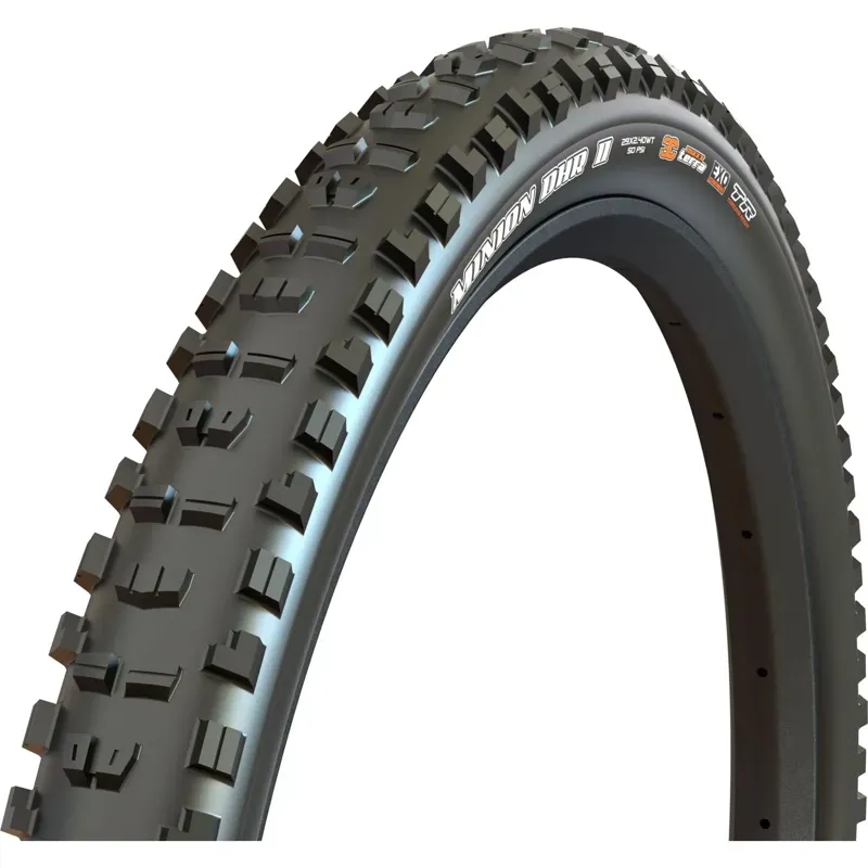 Maxxis Minion DHR II Tire - 29 X 2.4 Tubeless Folding Black 3C Maxx Grip DD Wide Trail Black 29 x 2.4-1