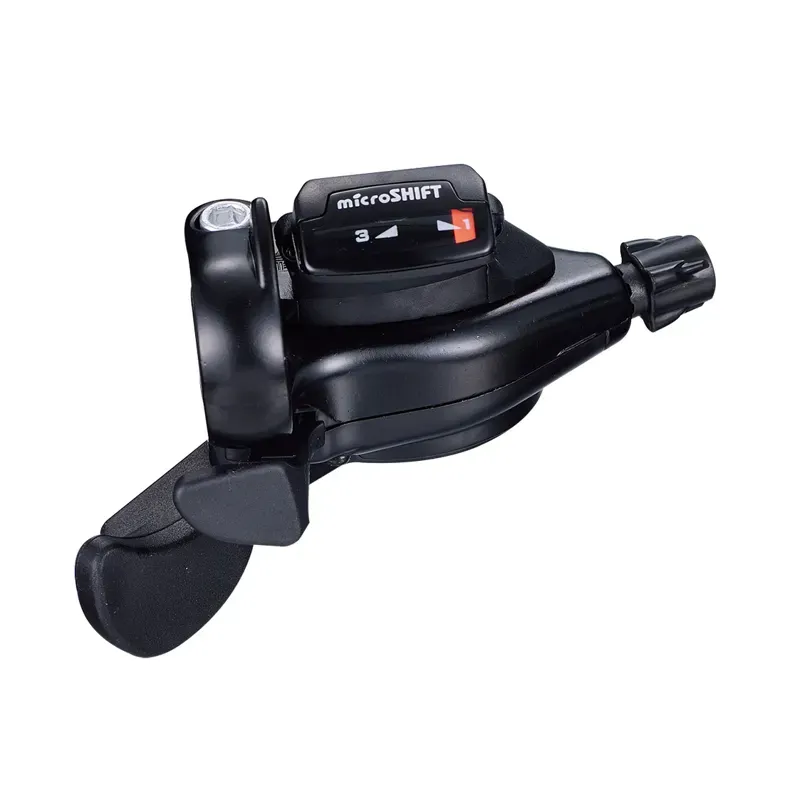Microshift TS71 9spd Triple Thumb Tap Shifter Set in Black-1