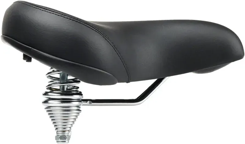 MSW Cruiser Saddle w/ Steel Springs in Black-1