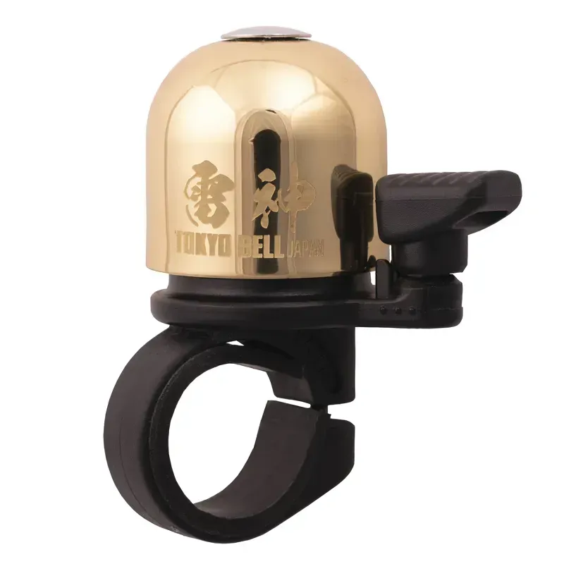 Mirrycle Raijin Brass Bell in Polished Brass