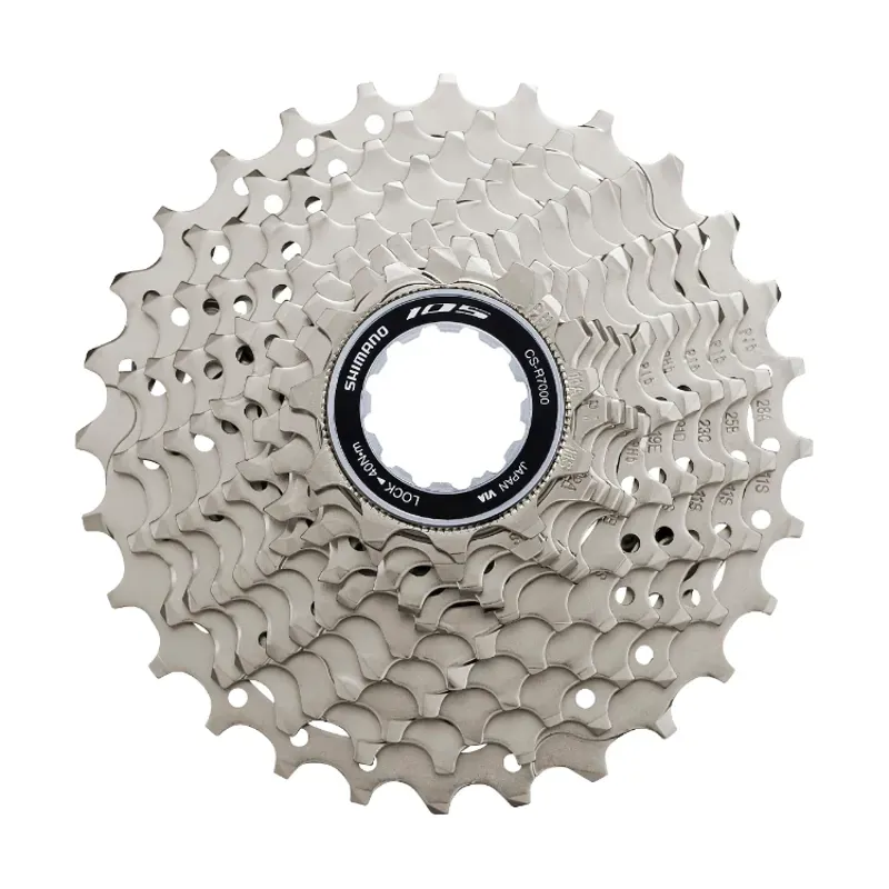 Shimano 105 CS-R7000 11-speed 11-30-tooth Cassette in Silver