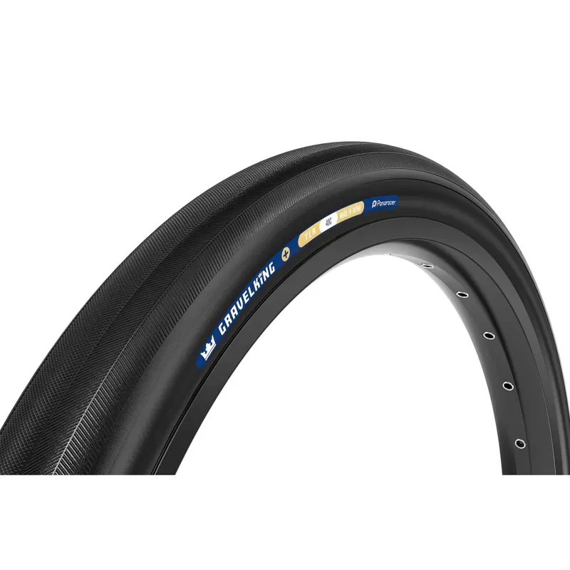 Panaracer GravelKing Slick Plus Tire - 700 X 35 Tubeless Folding Black 700 x 35