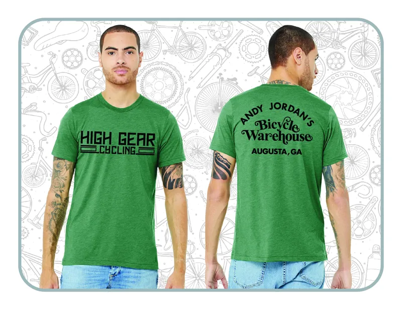 AJBW High Gear Tee Green