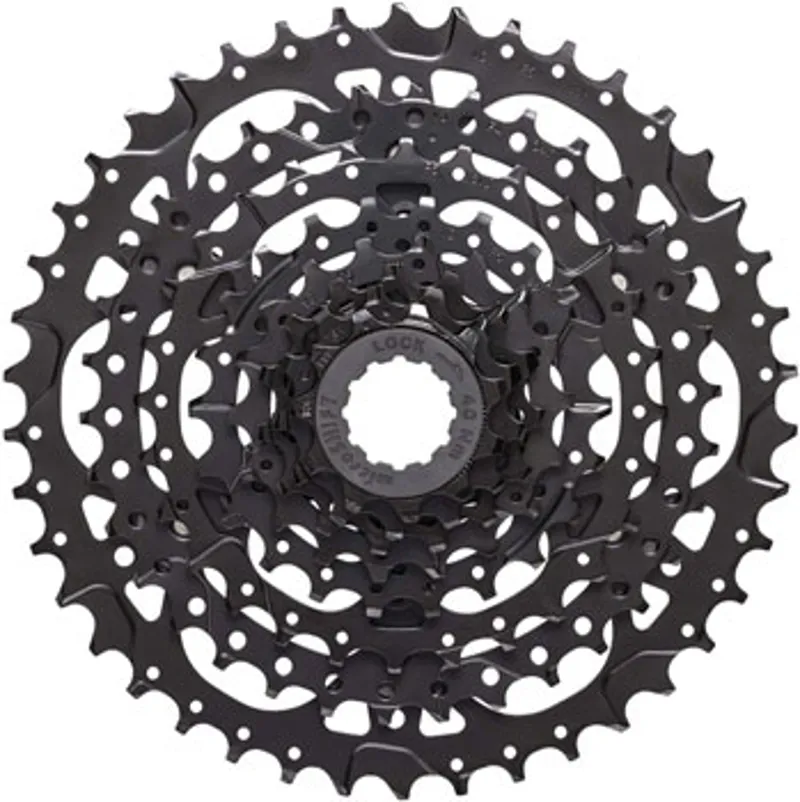 microSHIFT Acolyte Cassette - 8 Speed 11-42t Black ED Coated Black