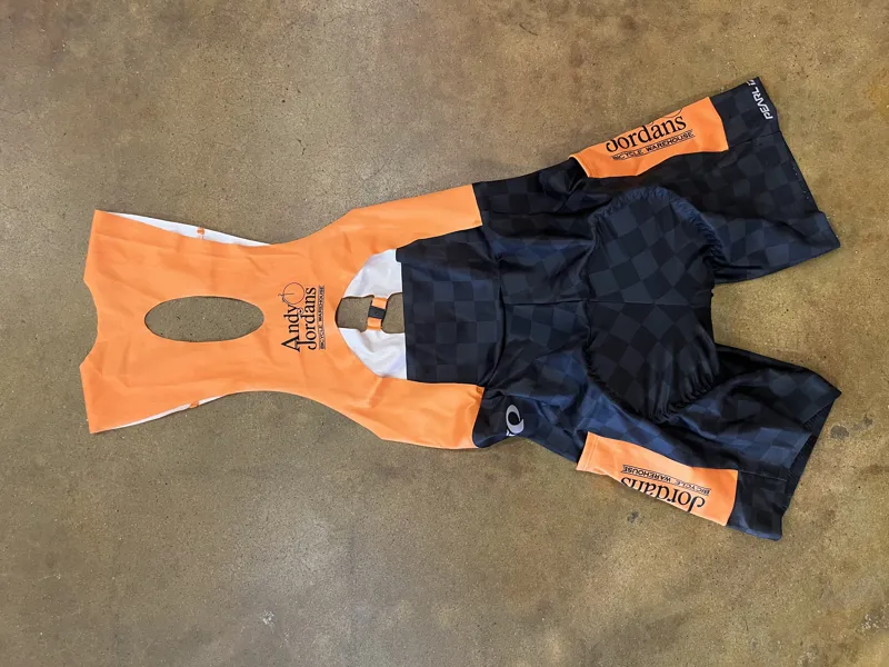 AJBW HIVIz Expdtn Bib Womens Orange-1