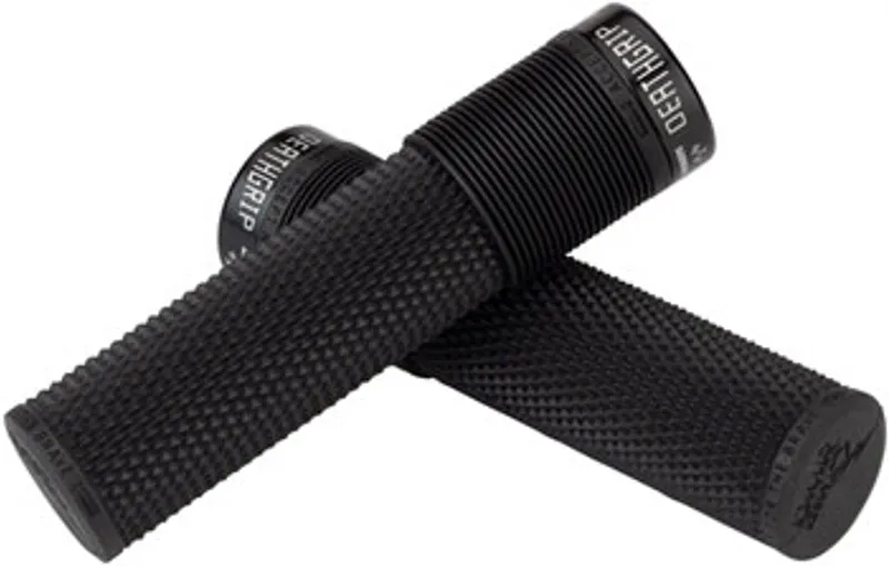 DMR DeathGrip Flangeless Grips - Thick Lock-On Black