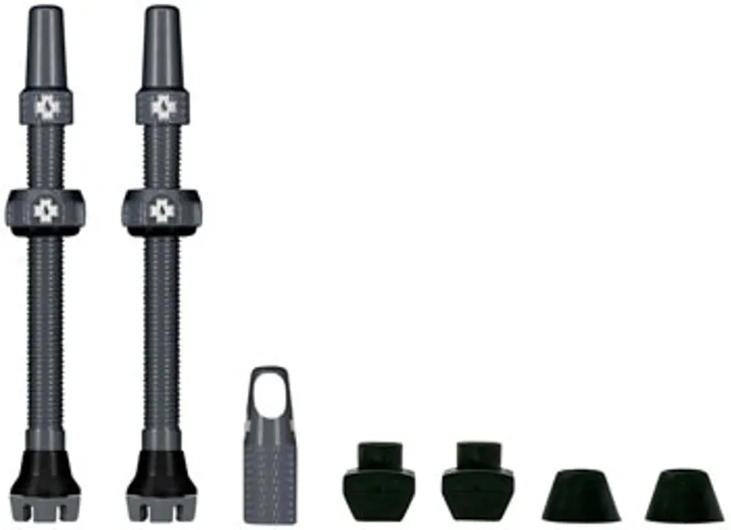 Muc-Off V2 Tubeless Valve Kit - Gray 44mm Pair