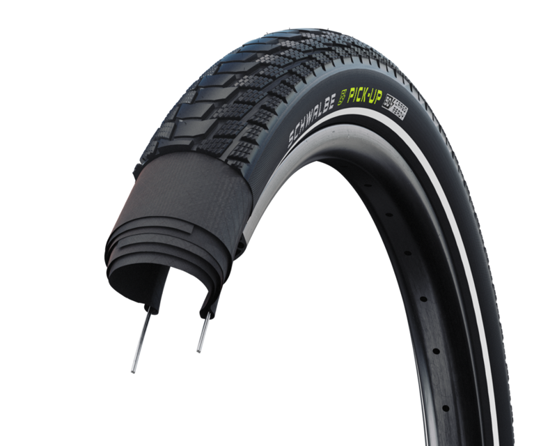 Schwalbe Pick-Up Perf. SuperDefense Add. E50 26x2.6-inch Tire in Black-4