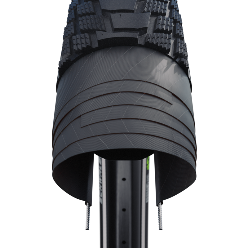 Schwalbe Pick-Up Perf. SuperDefense Add. E50 26x2.6-inch Tire in Black-6