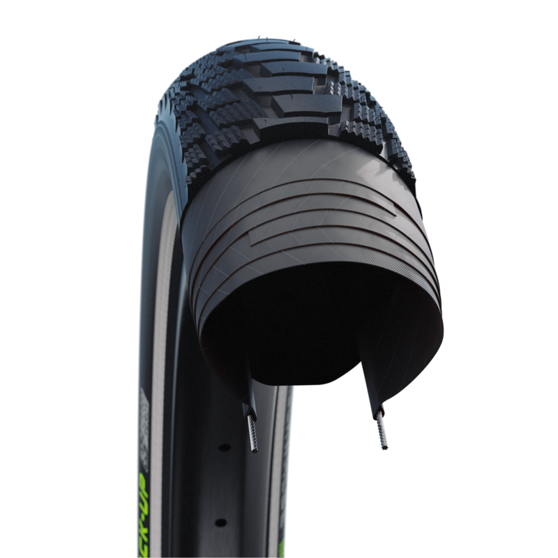 Schwalbe Pick-Up Perf. SuperDefense Add. E50 26x2.6-inch Tire in Black-7