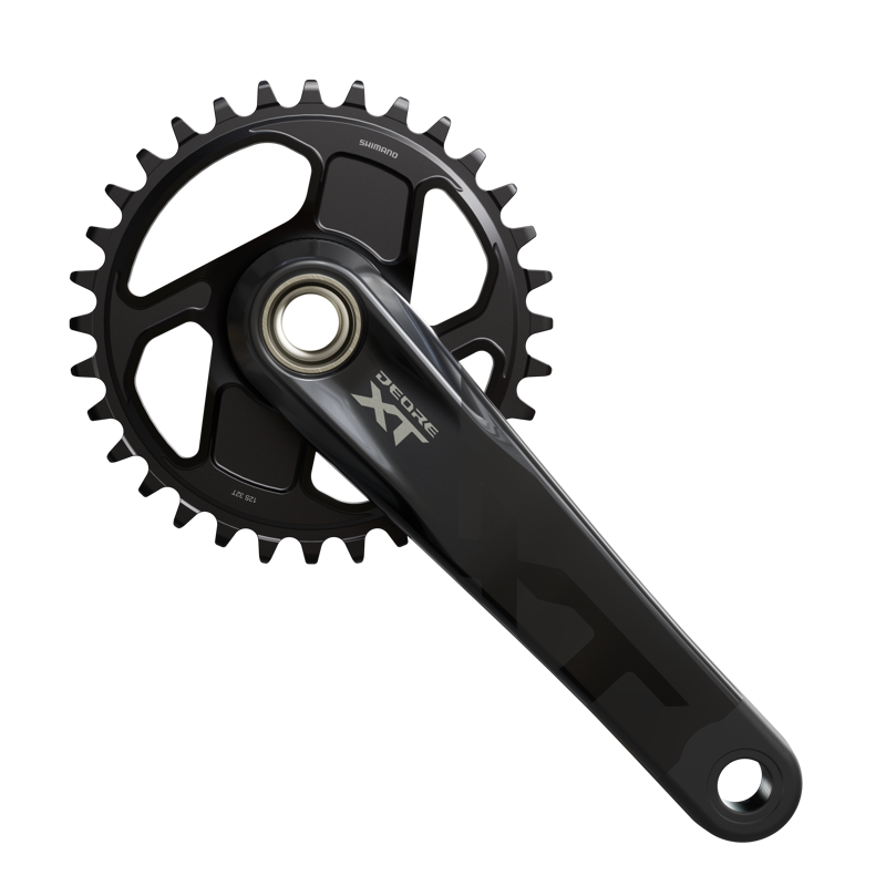 Shimano Deore XT Crankset 176mm Q-Factor 55mm Chain Line 12s In Black