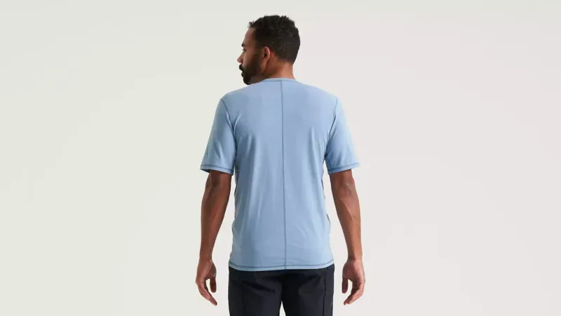 Specialized Men's Traction Short Sleeve Tee in Glacial Blue-1