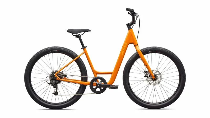 Specialized Roll 2.0 Low Entry Hybrid Bike in Gloss Orange Zest
