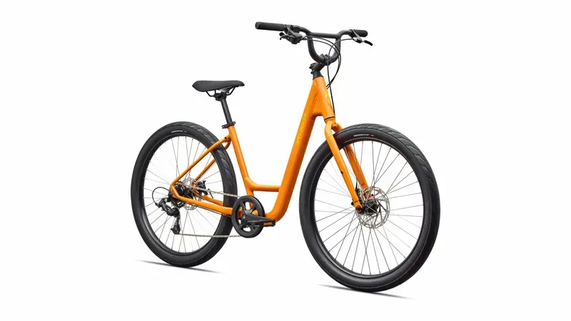 Specialized Roll 2.0 Low Entry Hybrid Bike in Gloss Orange Zest-1