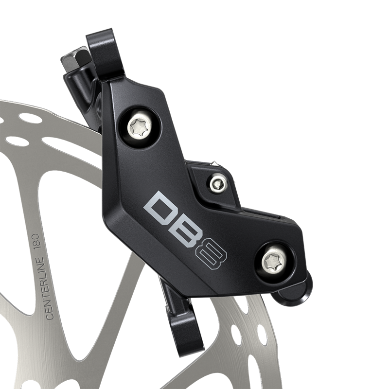 SRAM DB8 Stealth 4-piston DB Front in Black Diffusion/Black Anodized-5
