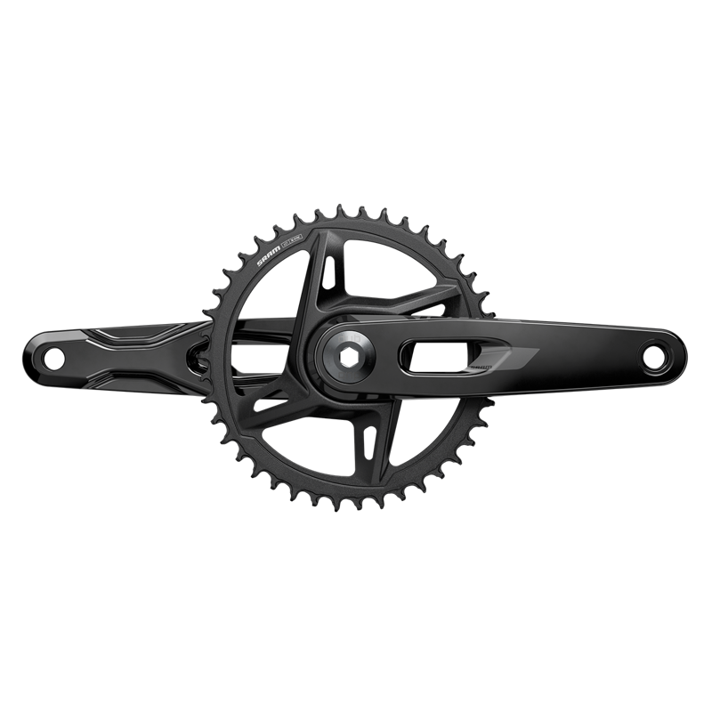 SRAM Rival 1x XPLR Wide Crankset - 170mm 12/13-Speed 42t 8-Bolt Direct Mount DUB Spindle Black E1 Black-1