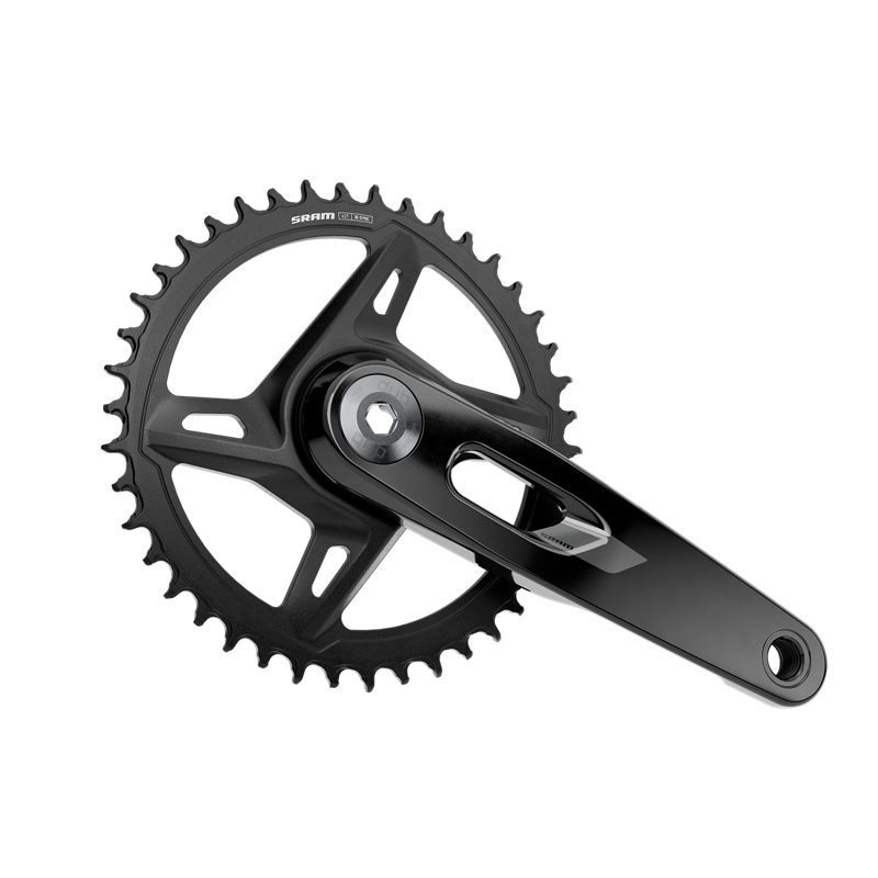 SRAM Rival 1x XPLR Wide Crankset - 170mm 12/13-Speed 42t 8-Bolt Direct Mount DUB Spindle Black E1 Black-2
