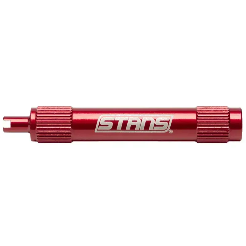Stan's Valve Core Remover for Schrader/Presta in Red
