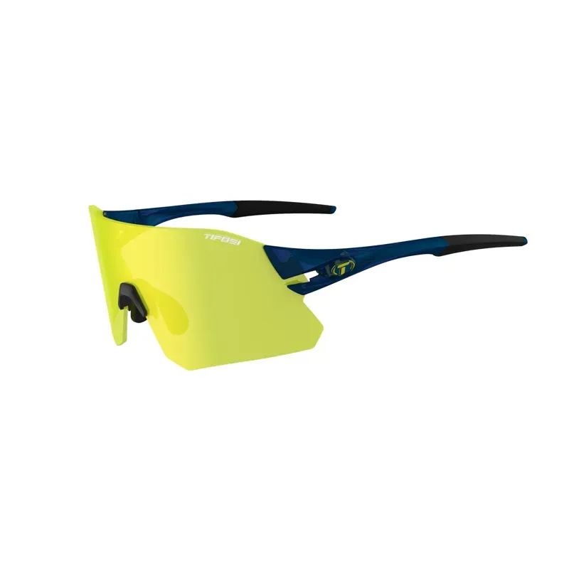 Tifosi Rail Interchangeable Clarion Lens Sunglasses in Midnight Navy/Yellow
