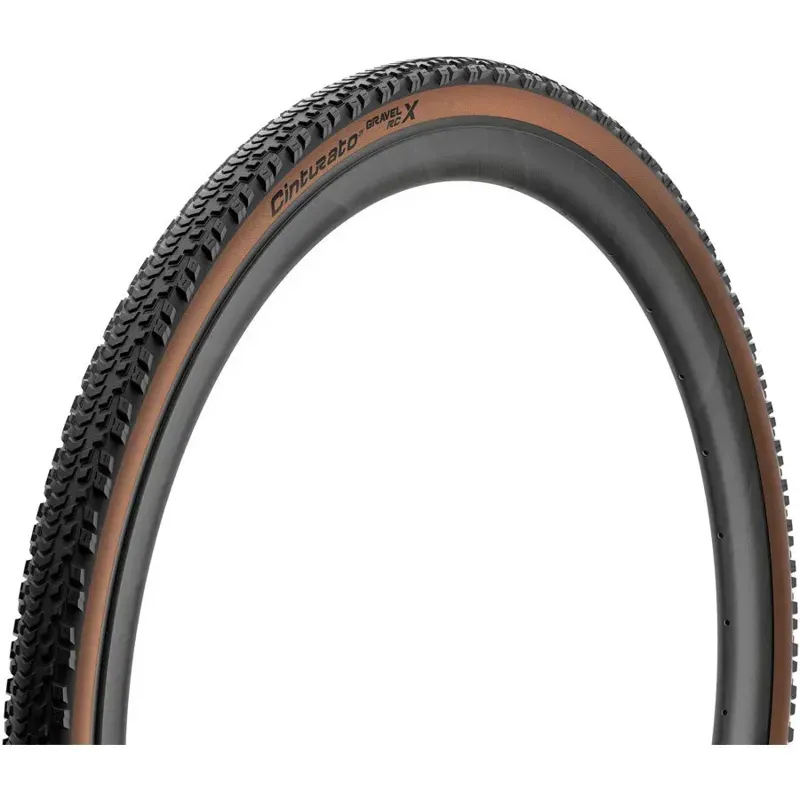 Pirelli Cinturato Gravel RCX 700x35c Tubeless TLR Tire in Black/Tan-1
